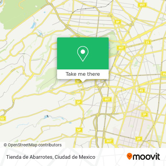 Mapa de Tienda de Abarrotes