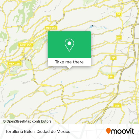 Mapa de Tortilleria Belen