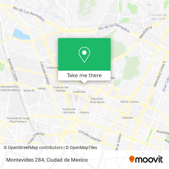 Mapa de Montevideo 284