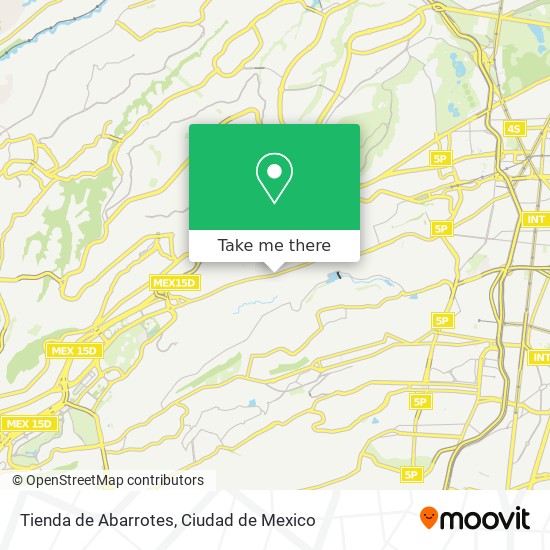 Tienda de Abarrotes map