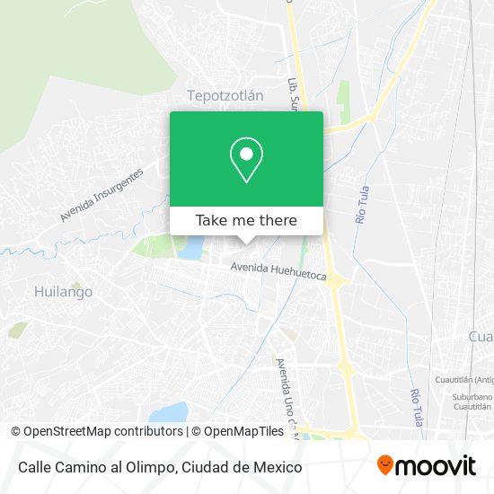 Calle Camino al Olimpo map