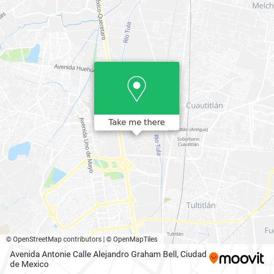 Avenida Antonie Calle Alejandro Graham Bell map
