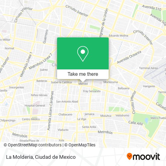 Mapa de La Molderia