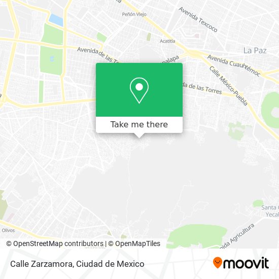 Mapa de Calle Zarzamora