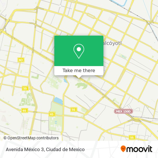 Avenida México 3 map