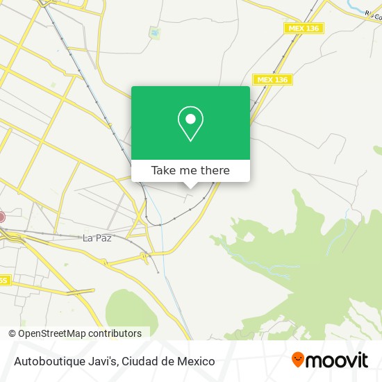 Autoboutique Javi's map