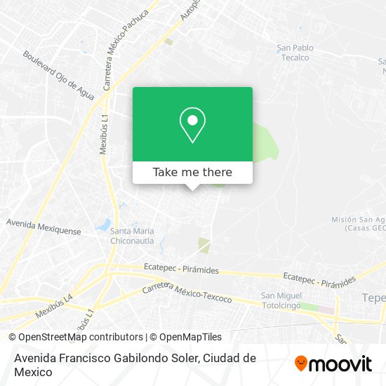 Avenida Francisco Gabilondo Soler map