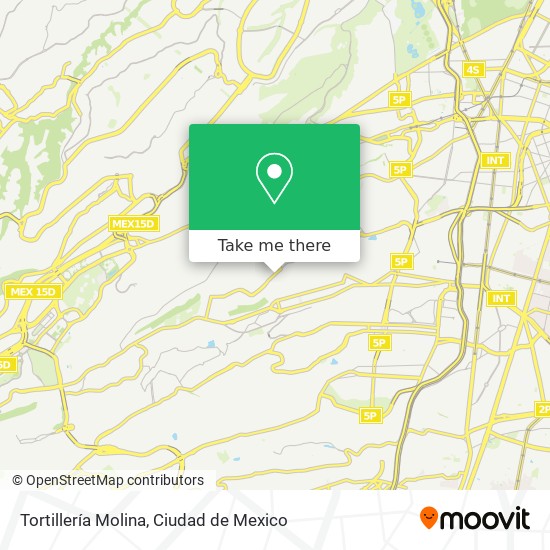 Tortillería Molina map