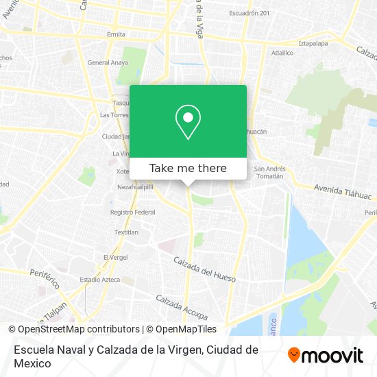 Escuela Naval y Calzada de la Virgen map