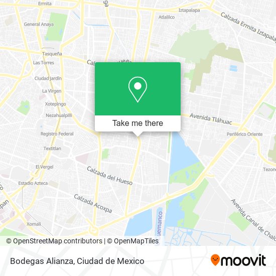 Bodegas Alianza map