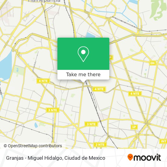 Granjas - Miguel Hidalgo map