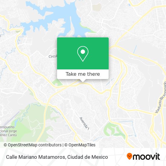 Mapa de Calle Mariano Matamoros