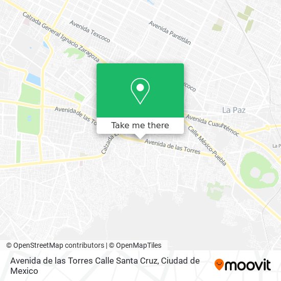 Avenida de las Torres Calle Santa Cruz map