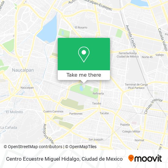 Centro Ecuestre Miguel Hidalgo map