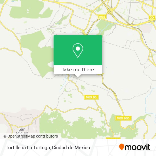 Tortillería La Tortuga map