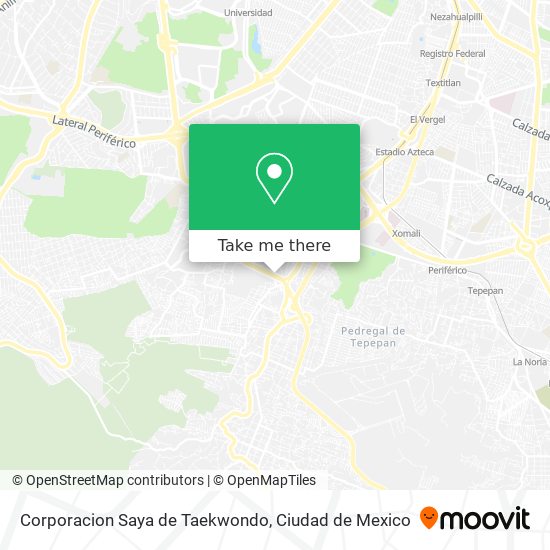 Corporacion Saya de Taekwondo map