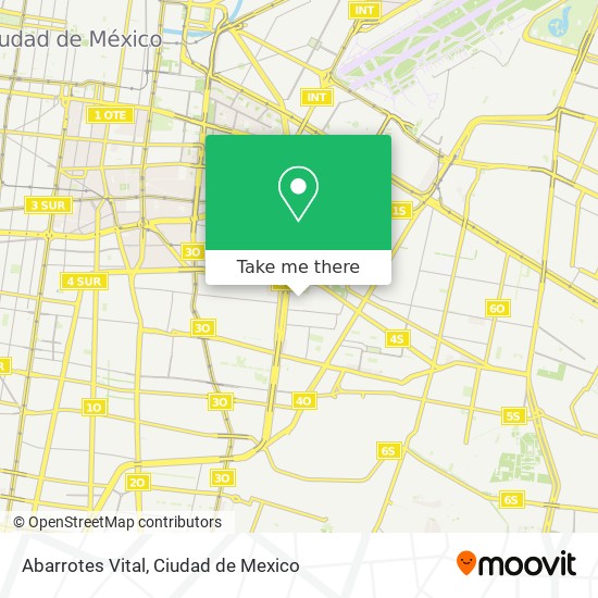 Abarrotes Vital map