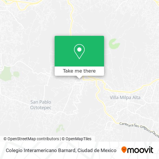 Colegio Interamericano Barnard map