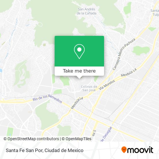 Mapa de Santa Fe San Por