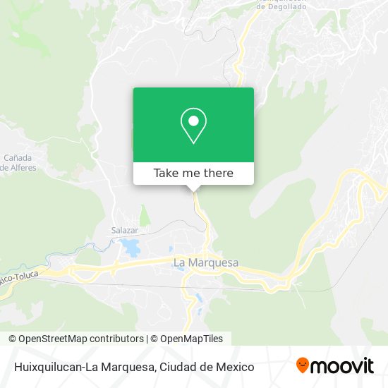 Huixquilucan-La Marquesa map