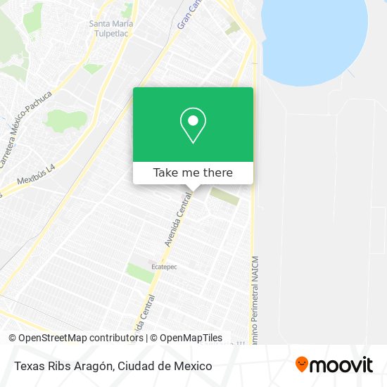 Mapa de Texas Ribs Aragón