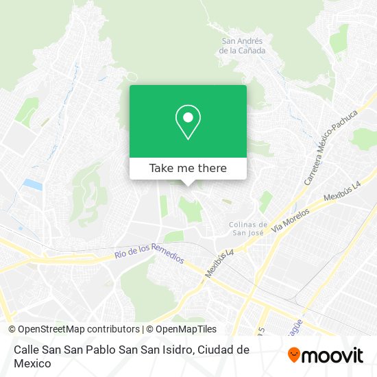 Mapa de Calle San San Pablo San San Isidro
