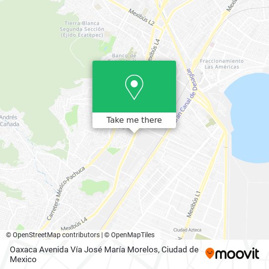 Oaxaca Avenida Vía José María Morelos map