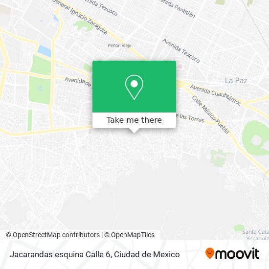 Jacarandas esquina Calle 6 map