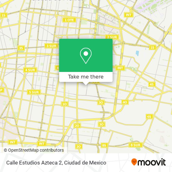 Calle Estudios Azteca 2 map