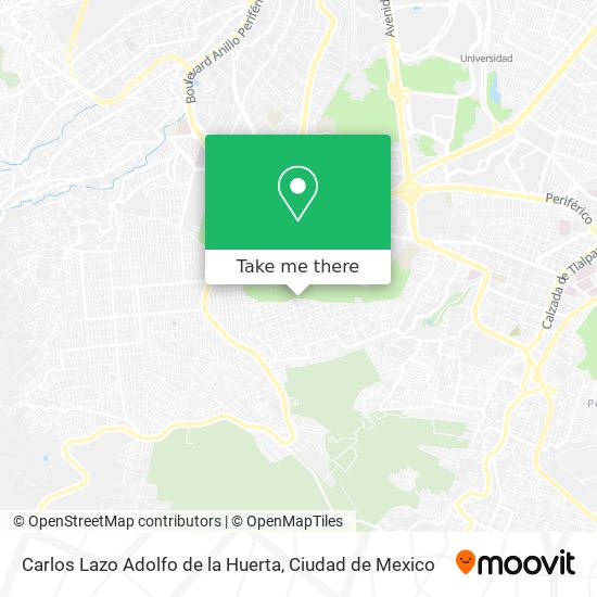 Carlos Lazo Adolfo de la Huerta map