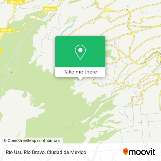 Río Usu Río Bravo map