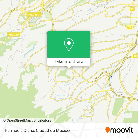 Farmacia Díana map