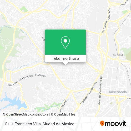 Calle Francisco Villa map