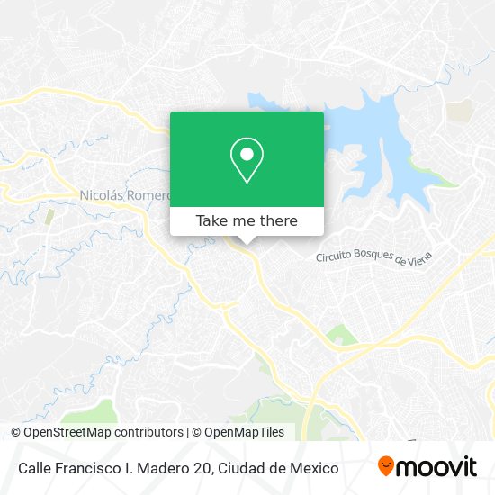 Mapa de Calle Francisco I. Madero 20