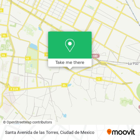 Santa Avenida de las Torres map