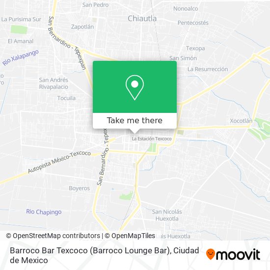 Barroco Bar Texcoco (Barroco Lounge Bar) map