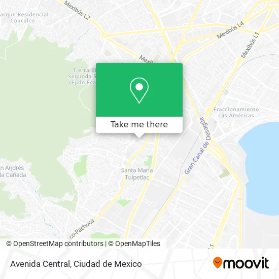 Mapa de Avenida Central