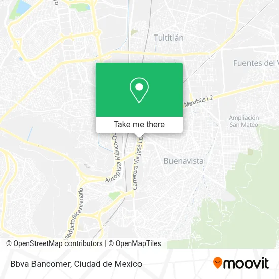 Bbva Bancomer map