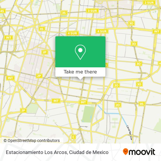 Mapa de Estacionamiento Los Arcos