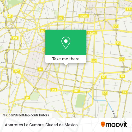 Abarrotes La Cumbre map