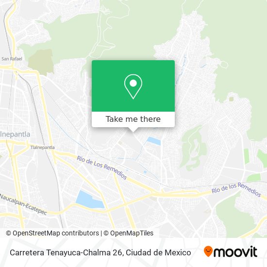 Mapa de Carretera Tenayuca-Chalma 26