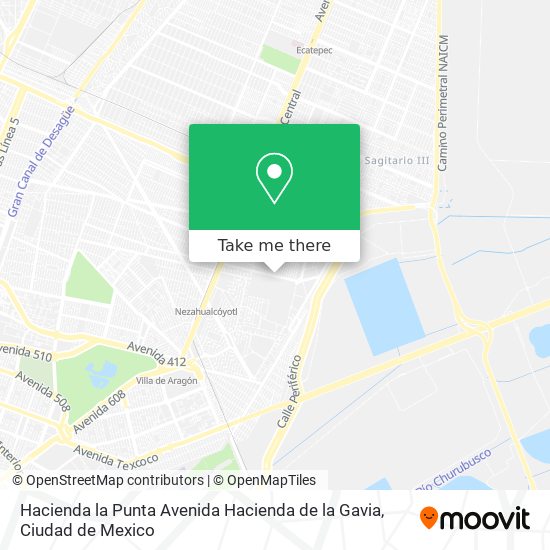 Hacienda la Punta Avenida Hacienda de la Gavia map