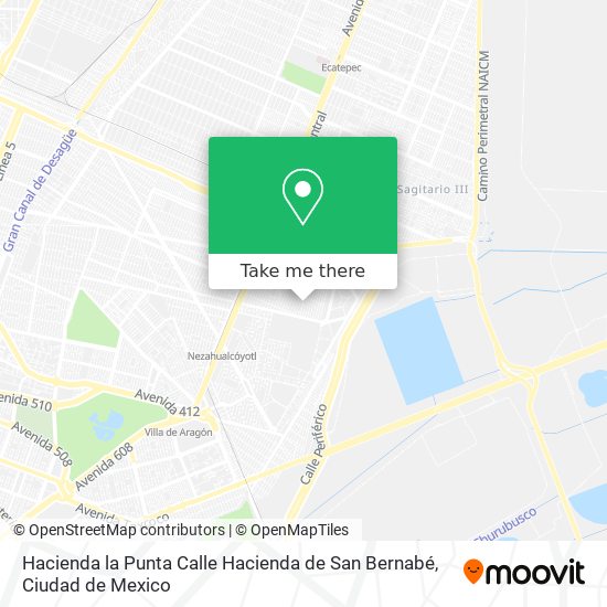 Hacienda la Punta Calle Hacienda de San Bernabé map