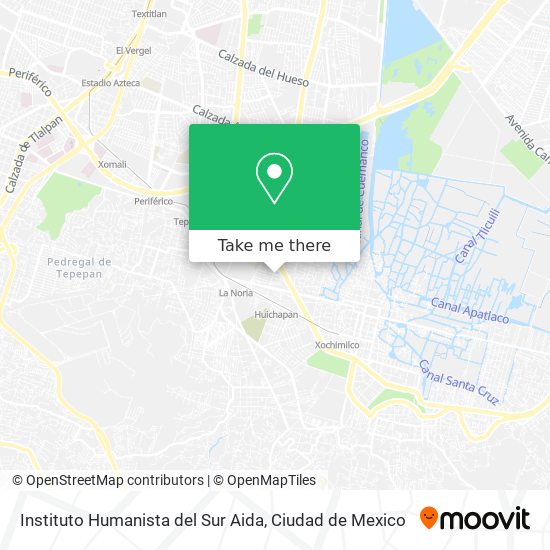 Instituto Humanista del Sur Aida map