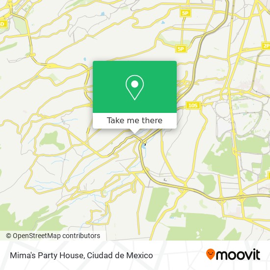 Mima's Party House map