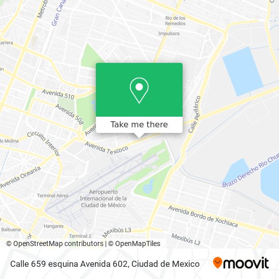 Calle 659 esquina Avenida 602 map
