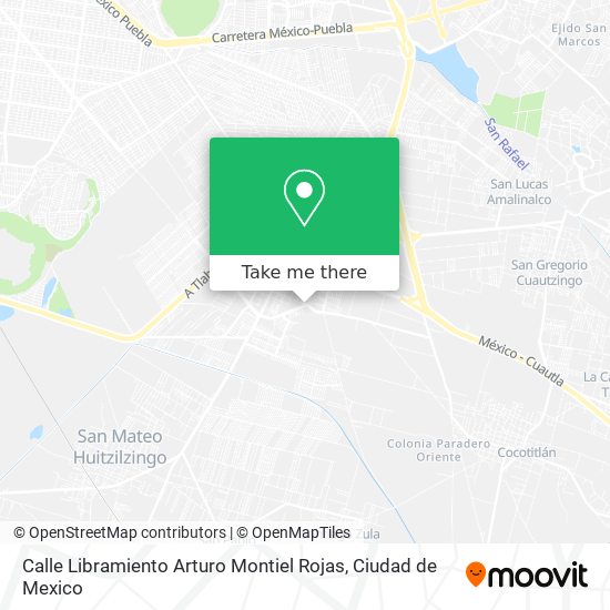 Mapa de Calle Libramiento Arturo Montiel Rojas