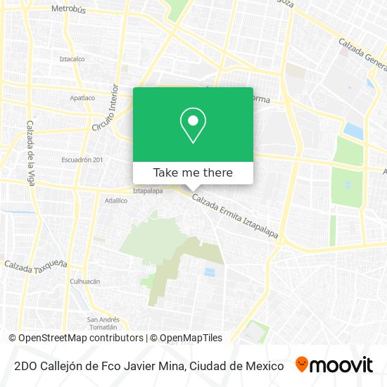 2DO Callejón de Fco Javier Mina map