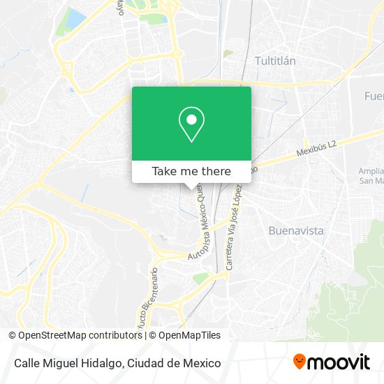 Mapa de Calle Miguel Hidalgo