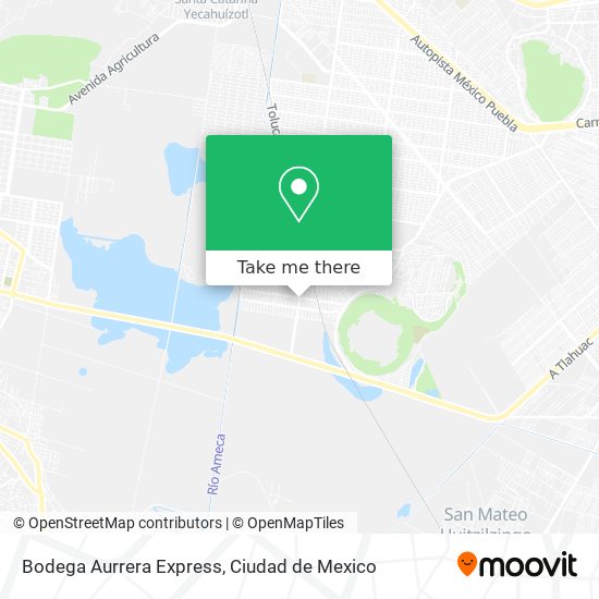 Bodega Aurrera Express map